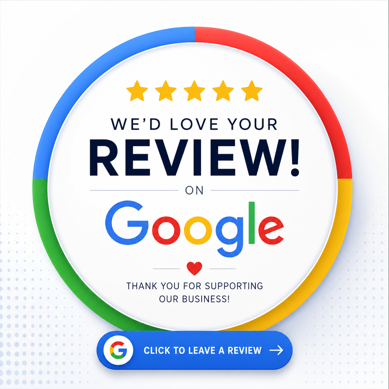 We'd love your review on Google - click to leave a review